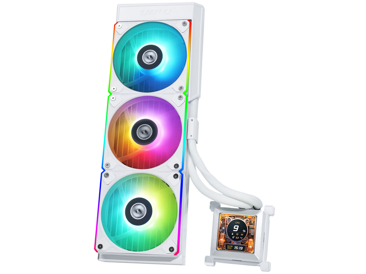 PC用ファン・クーラー Lian Li HydroShift LCD 360S White 取寄せ商品：納期要確認】 Lian Li HydroShift LCD 360S White